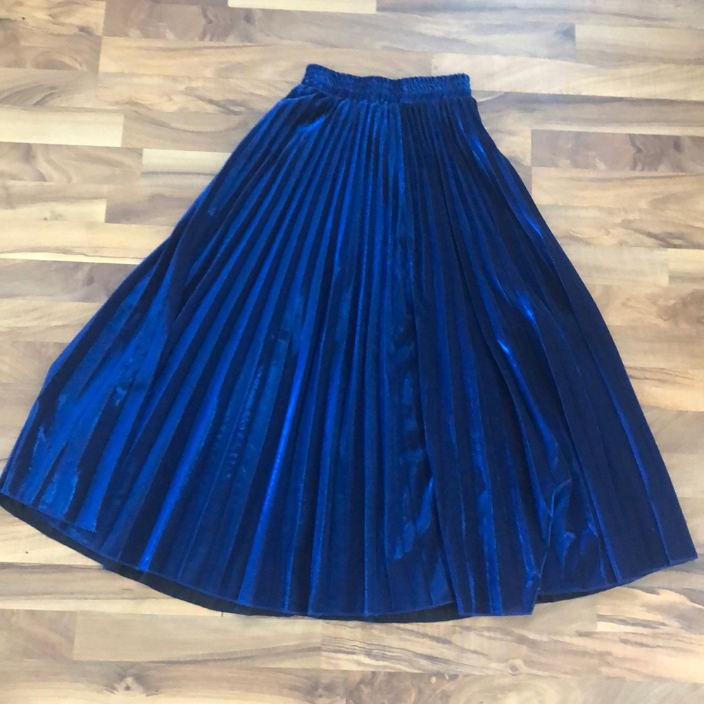 Blue skirt
